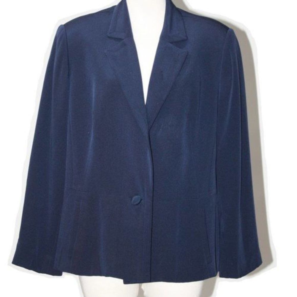 PILAR ROSSI NAVY BLAZER SIZE 12